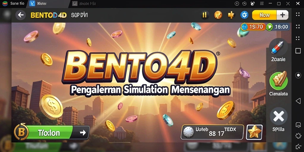 Screenshot gameplay BENTO4D dengan grafis menarik dan dunia yang luas.