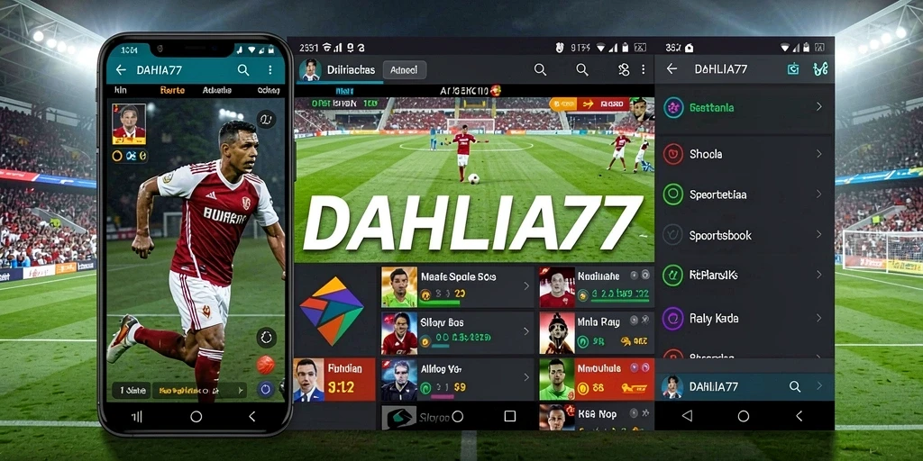 Screenshot utama DAHLIA77 menunjukkan tampilan antarmuka taruhan olahraga yang menarik.