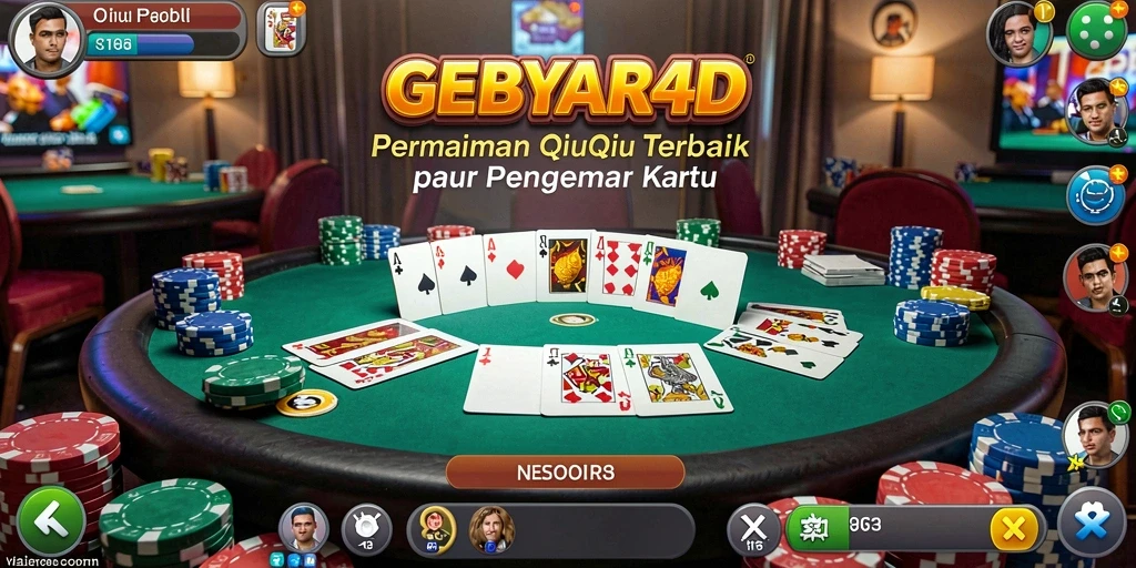 Tampilan gameplay QiuQiu yang seru di GEBYAR4D.
