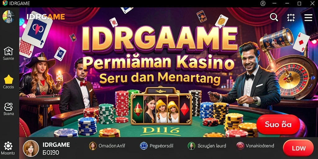 Tampilan gameplay Kasino yang menarik dan mendebarkan.