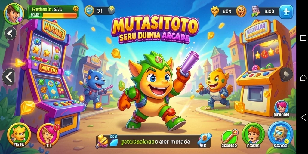 Tangkapan layar menunjukkan gameplay seru dan penuh aksi di MUTASITOTO.