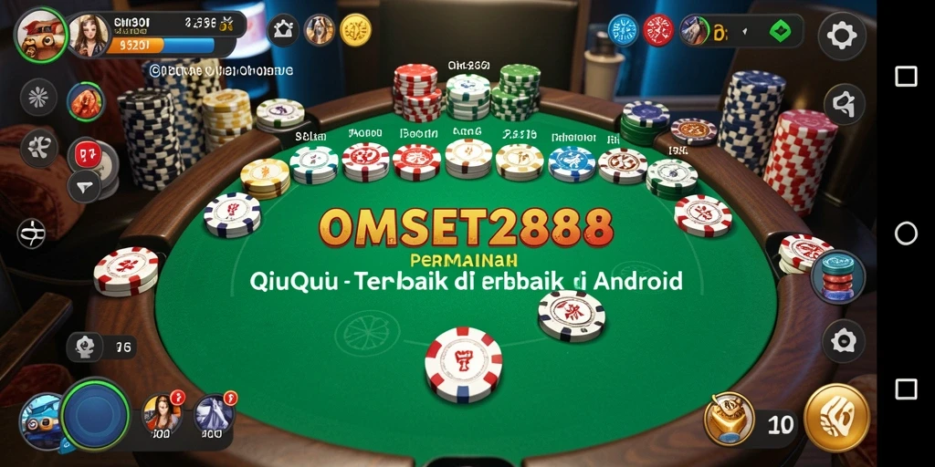 Tampilan gameplay QiuQiu yang seru dan menegangkan.