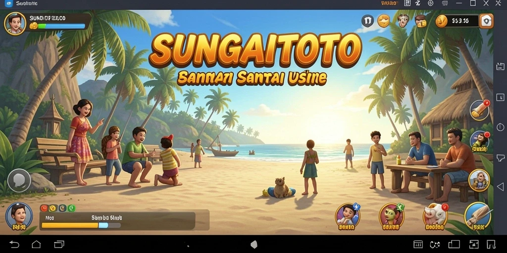 Tampilan menarik dari gameplay SUNGAITOTO yang penuh warna.